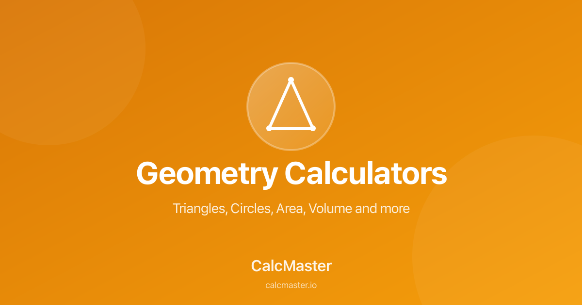 Math Geometry Calculator Free Online Geometry Calculators